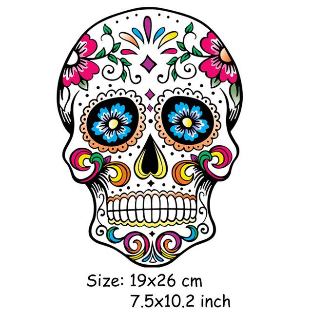 Colorful Creative Patches Clothes DIY Stickers For Girls Heat Transfer Washable Handmade Parches
