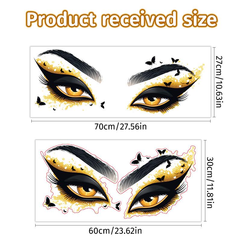 

Желтые глаза бабочка наклейка на стену фоновая стена гостиная креативное украшение самоклеящаяся наклейка на стену 30*60