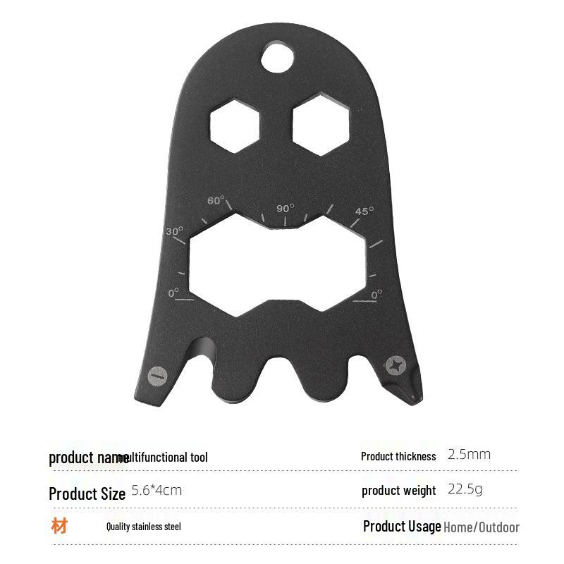 Animal Shape Multifunctional Keychain Tool: EDC Outdoor Accessory
