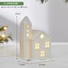 Durable2026 New Christmas Tree Hut Ceramic Villa Creative Luminous Snow House Christmas Scene Arrangement Atmosphere Ornament