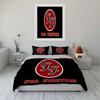 Foo Fighters Negro Rojo Juego de Cama Juego de Cama (1 funda nórdica, 2 fundas de almohada, edredón no incluido)