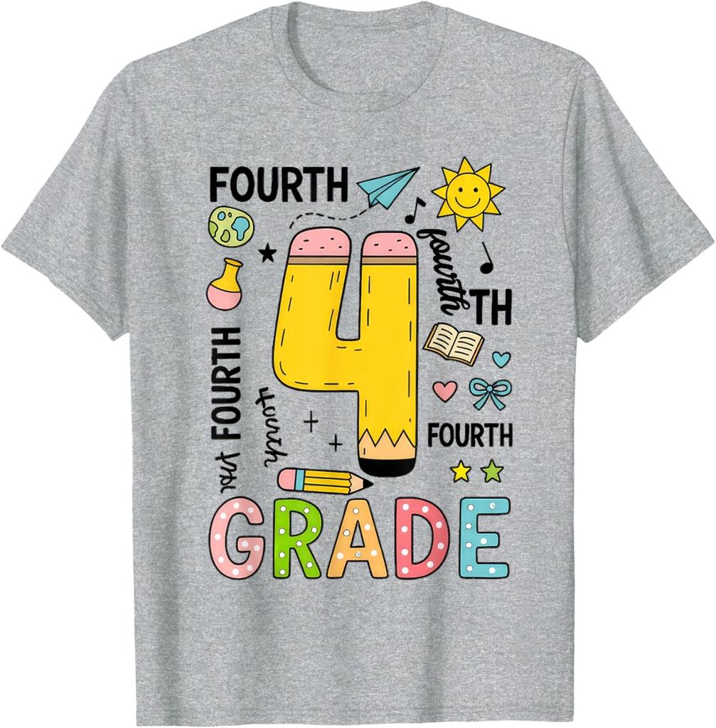 Fourth Grade Team 4Th Grade Pencil Back To School Unisex T-Shirt