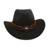 Premium Sunscreen Top Hat, Simple Stage Performance Hat, Sunshade Mountaineering Cowboy Hat