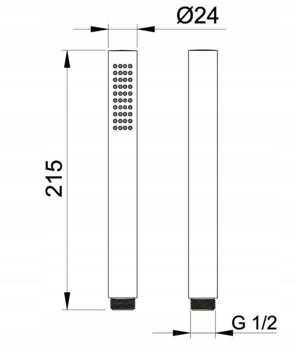 Maja Single-Function Shower Head