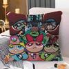 P-Powerpuff Anime G-Girls Personalized Picture Text Home Decorative Pillows Household Gifts 45x45cm