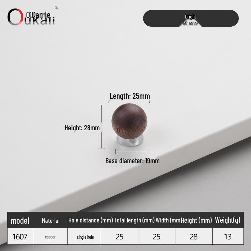 Colorful Ceramic Knob for Cabinets & Drawers - Round, Single Hole Design