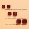 Gold-Purple Cinnabar Six-Character Mantra Barrel Spacer Beads for DIY Jewelry