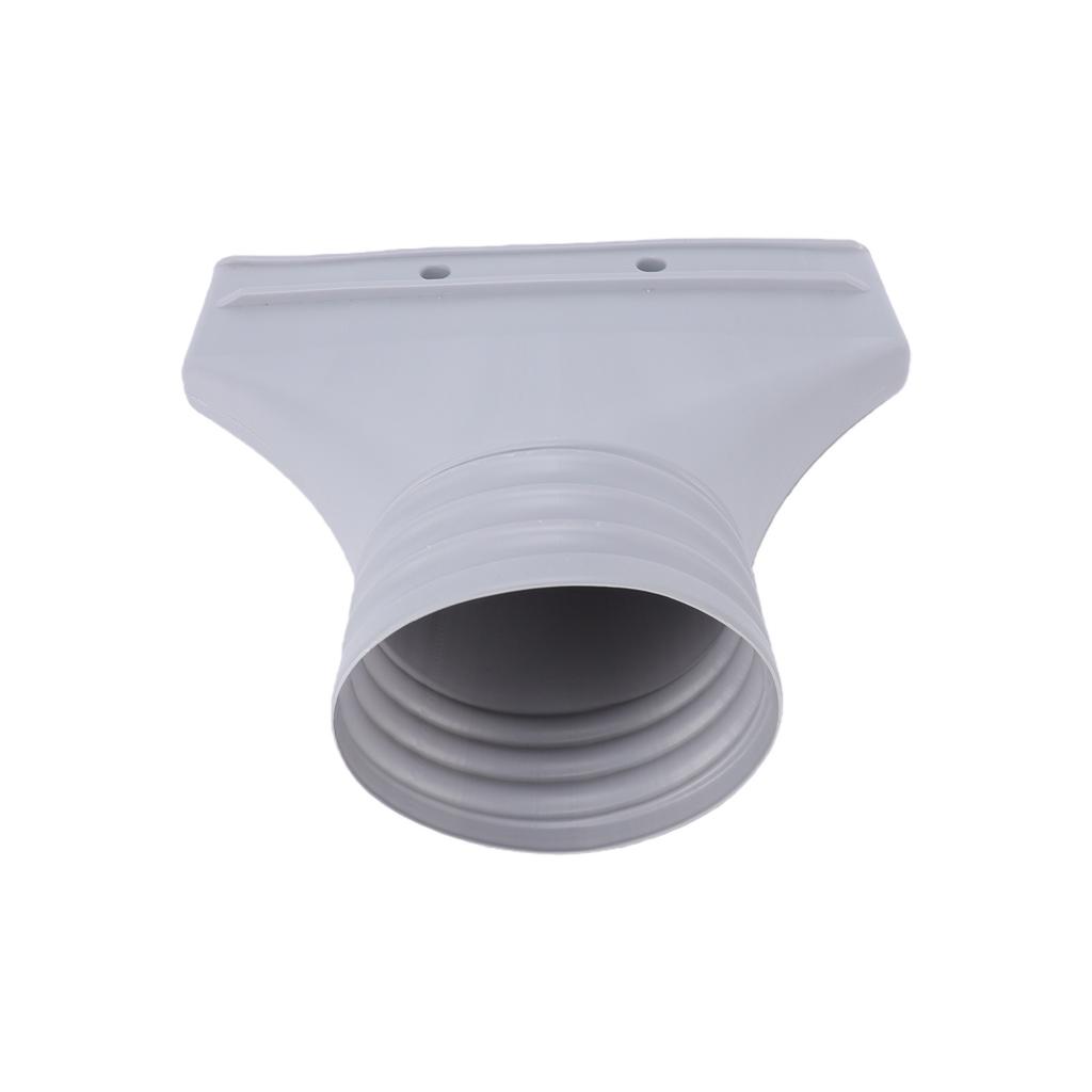 Portable AC Hose Connector Flat Hose Adapter for Air Conditioning Exhaust Ventilation Kit Tool Free Installation Space