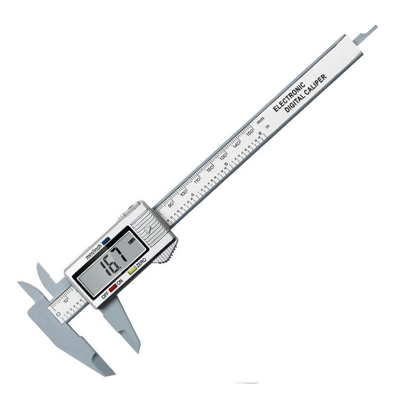 150mm 100mm Elektronische Digital Messschieber Carbon Faser Zifferblatt Messschieber Mikrometer Mess Werkzeug Digitale Lineal