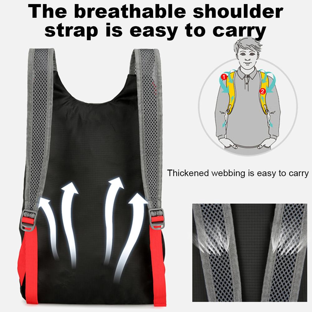 10L Foldable Portable Backpack Splashproof Folding Mountaineering Bag Ultralight Travel Daypack Bag Sports Daypack for Men Women