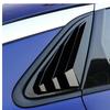 For For KIA Optima K5 - Car Rear Louver Window Side Shutter Cover Trim Sticker Vent Scoop ABS Carbon Fiber Accessories