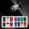 4Pcs Car Wheel Valve Cover Aluminum Alloy Auto Valves Cap For Model-Y Model-3 Model-X Model-S Cybertruck Roadster SpaceX