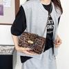 Spring new temperament trendy armpit leopard print retro shoulder bag beautiful messenger bag women's bag
