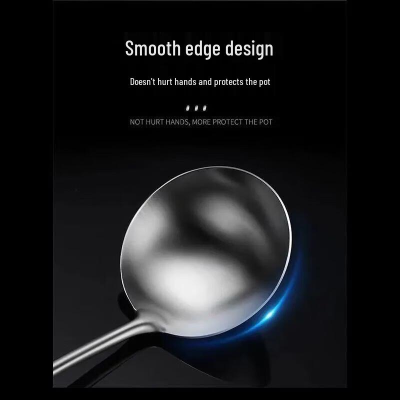 316L Stainless Steel Wok Spatula and Soup Ladle Set