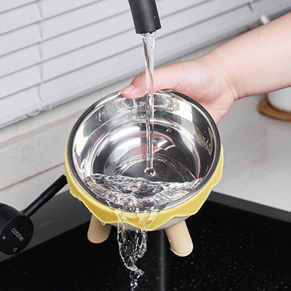 Anti Slip Cat Food Water Bowl Detachable Pet High Footed Bowl Dog Feeding Station  Pet Supplies
