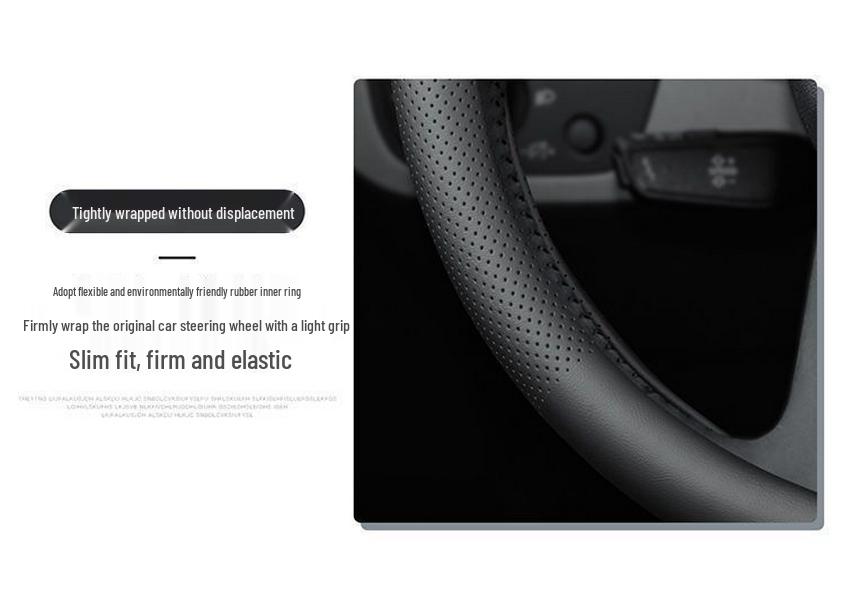 Volkswagen Steering Wheel Cover for Sagitar, Tayron, Passat, Tiguan, Lavida, Bora, Touareg, and Magotan Models.