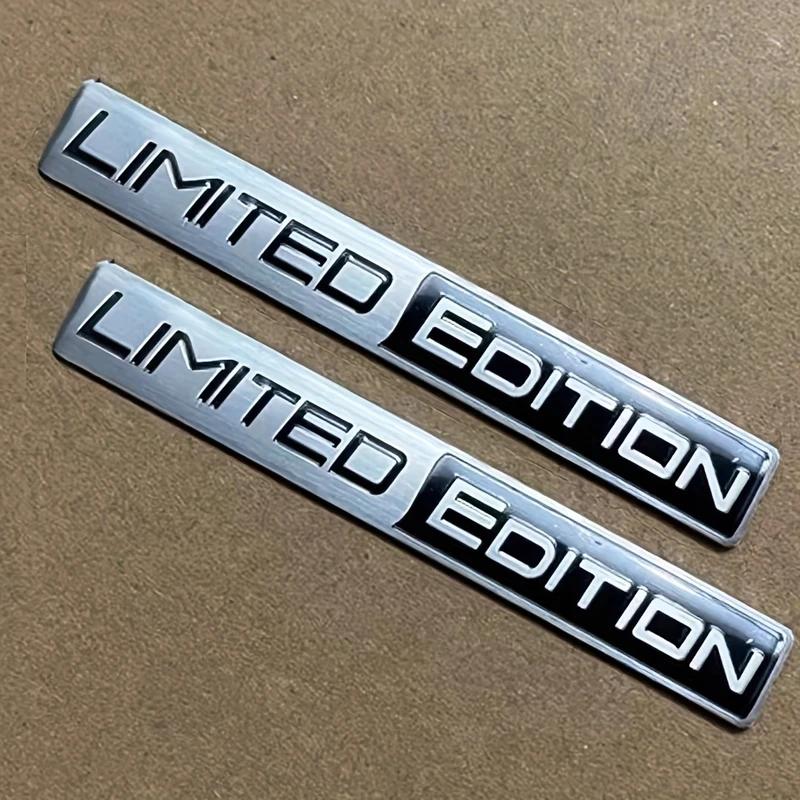 Emblemi Metallo 3D Edizione Limitata Decalcomanie Adesivi Emblemi Sportivi Auto da Corsa per Auto Moto Portabagagli Posteriore Parafango Laterale