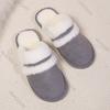 Fashion Women Winter Warm Ful Slippers Women Slippers Couple Home Slippers Indoor Plush Size Casual House Flat Bottom Slides Shoes
