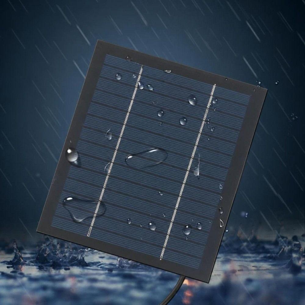 5W 6V Cooling Fan Monocrystalline Silicon Mini Solar Fan Pratical Solar Panel Fan  Outdoor Camping