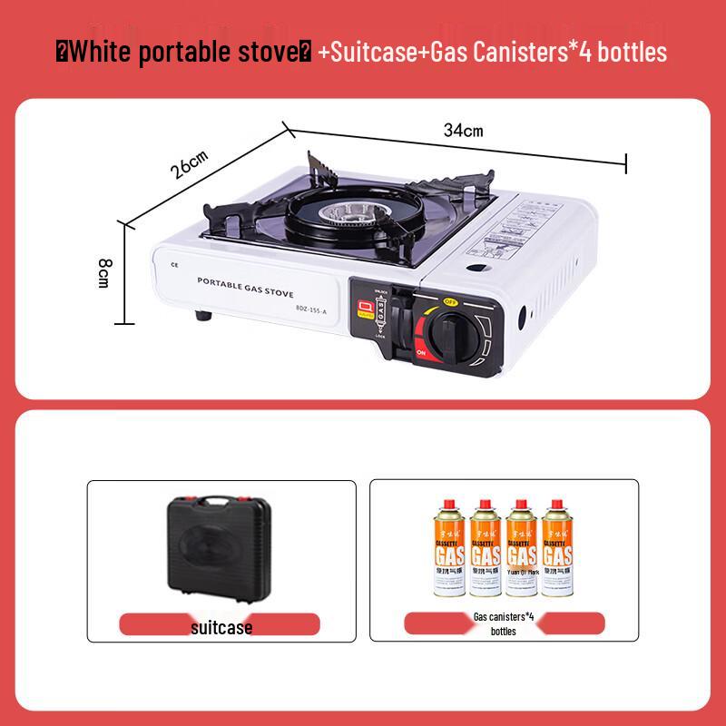 Portable Camping Gas Stove Set