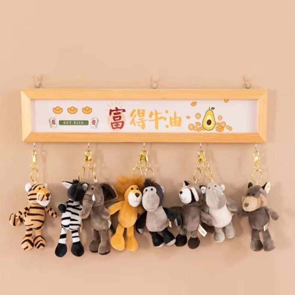 15CM Stuffed Toy Pendant Cartoon Animal Plush Doll Adorable Soft Toy Keychain for Kids Girls
