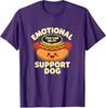 Emotional Support Hot Dogs Funny Kawaii Hot Dogs Design TShirt Y2k Cute Hotdog Graphic Outfit Womens Fashion Foodie Tee Tops