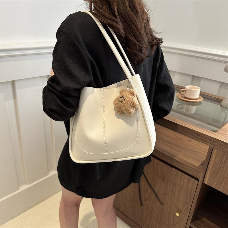 Fashionable Spring 2024 Street-style Womens Tote Bag In Black Green Pink White