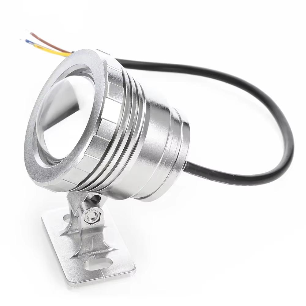 1Pcs Waterproof RGB LED Flood Light Underwater Fountain Pool Pond Aquarium Spotlight Bulbs Lamp Outdoor Garden AC DC 12V 24V 15W