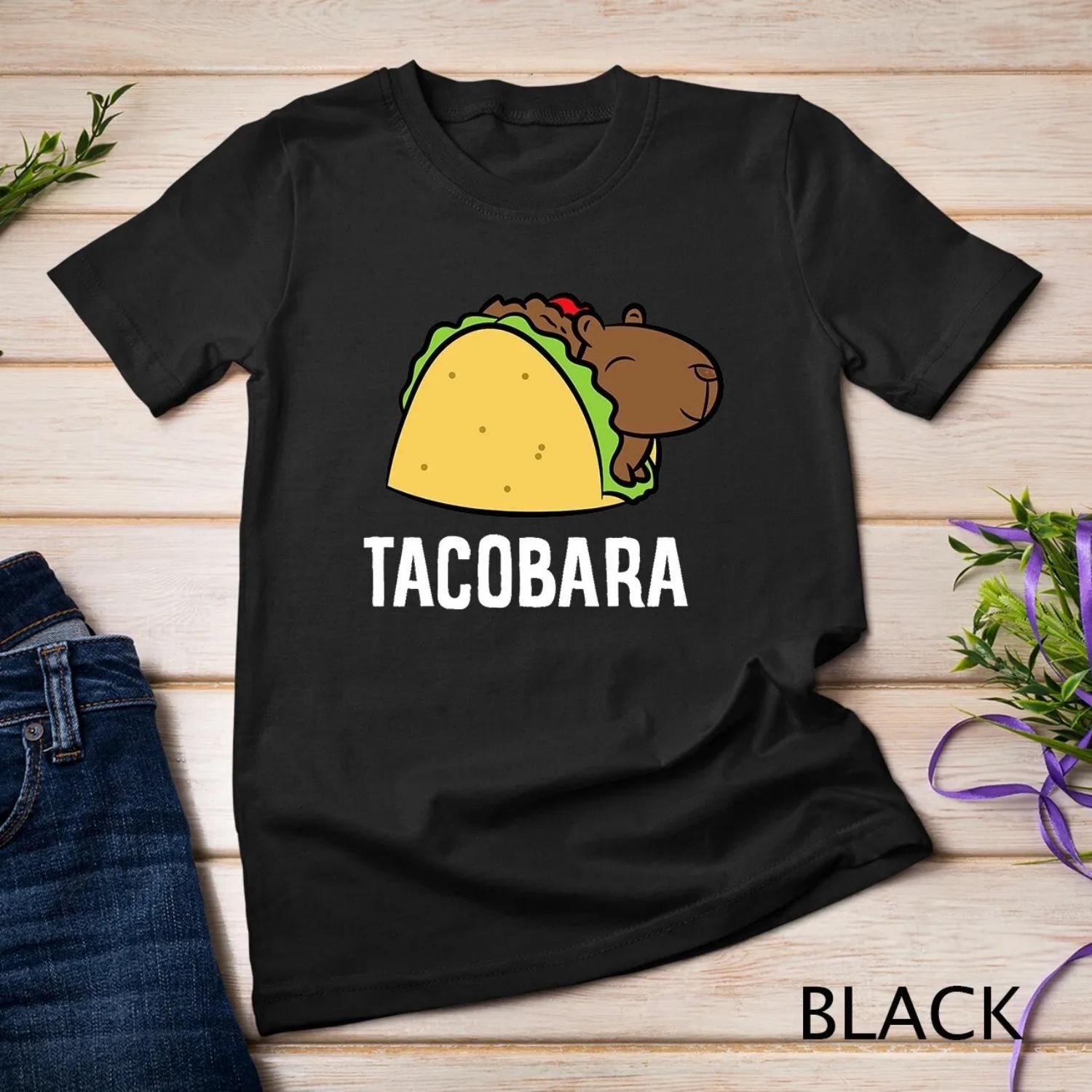 Capybara Kids Tacobara Funny Tacos T Shirt S
