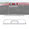 Chrome Rear Third 3rd High Brake Light Stop Lamp Trim For Chevy Silverado 14-18