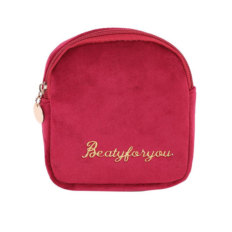 Portable Period and Storage Bag: Large Capacity for Lipsticks, Sanitary Pads, and More