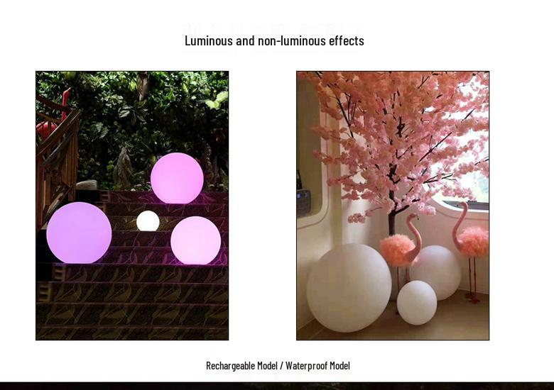 LED Waterproof Solar Luminous Ball Light for Outdoor Lawn, Garden, Beach, and Landscape Decor