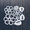 Cute Flower Dies Cuts For Card Making, Cutting Dies, Metal Die Cutting Mold, Scrapbooking Dies, DIY Etched Embossing Stencil For Craft