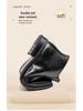 Men's Retro British Chelsea Boots - 2024 Autumn/Winter Pointed High-Top Leather with Plush Lining