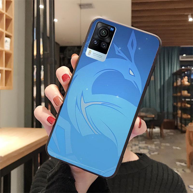 

Чехол для телефона Xiao Kazuha Venti Ayaka с визиткой для VIVO V21E V21 V23 V23E V2109 Y53S Y33S Y55 Y76 Y31 Y21 Y72 Y01 Y21S Y11S VIVO Y11S