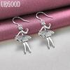 925 Sterling Silver Cute Earrings Wedding Jewelry