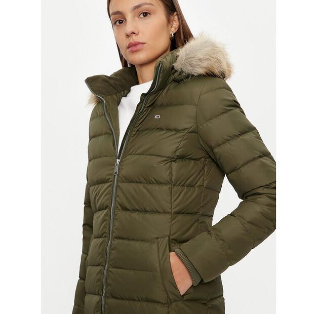 Tommy Jeans Essential Down Jacket DW0DW18864 Green Slim Fit