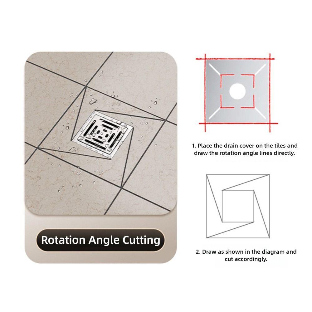 Silver Stainless Steel Ruler Irregular Ruler Positioning Ruler  Bricklayer Supplies