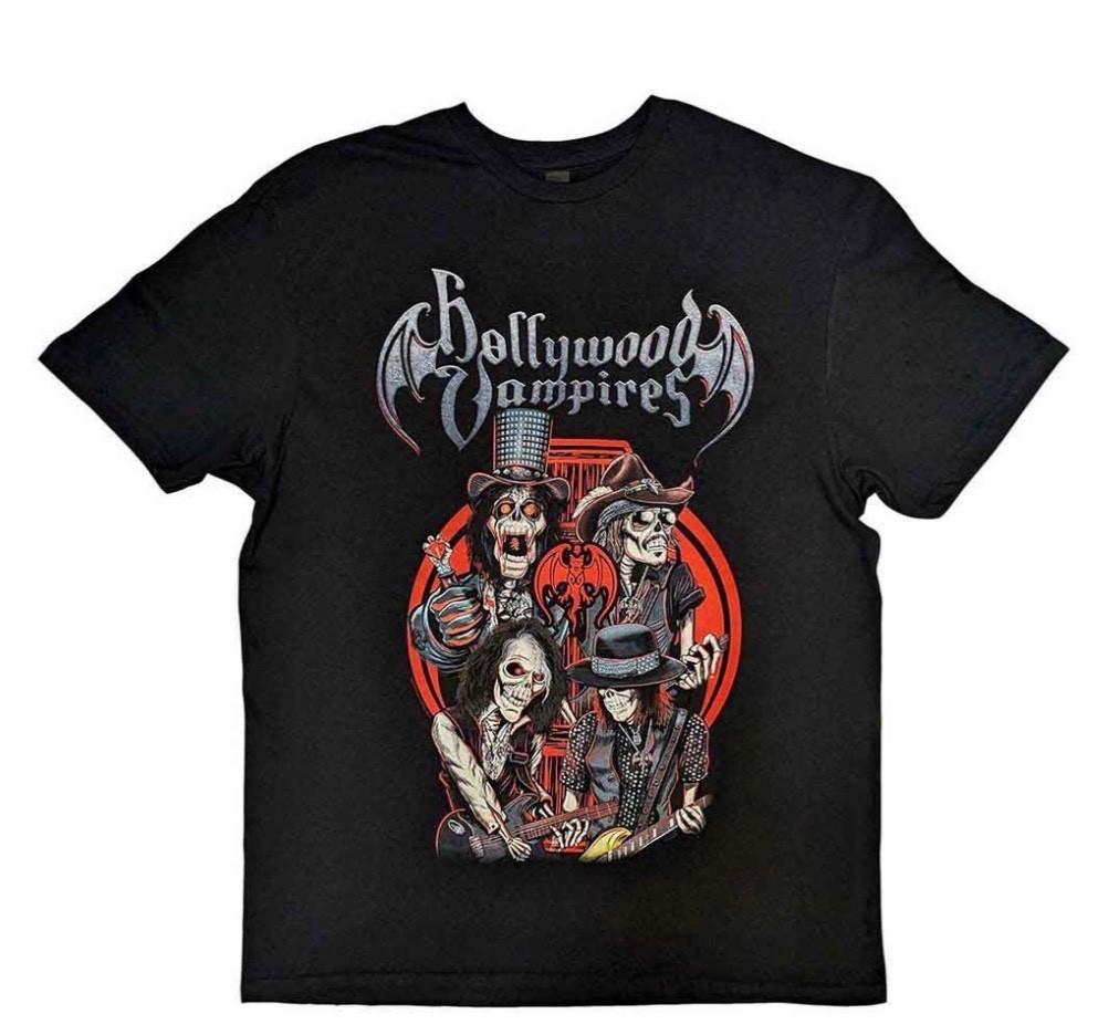 Oficiāli licencēts Hollywood Vampires Melns Unisex