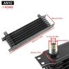 7/10/13/15 Row AN10 10AN Transmission Oil Coolers Kit Universals Engine British Radiator Oil Coolers Aluminium Black
