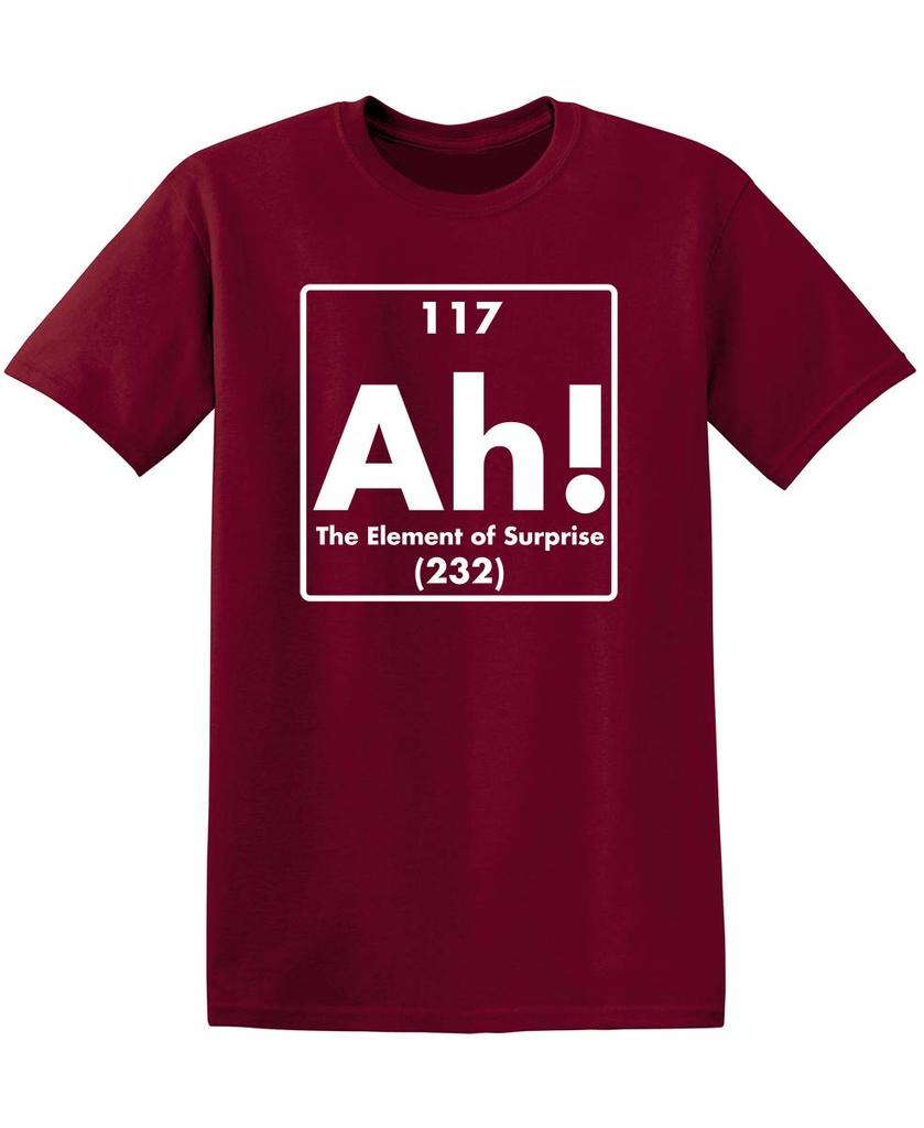 Ach Prvek Překvapení Pánská Trička s Potiskem Vtipná Cool Grafická Trička Pánská Vintage Novinka Sarkastické Vtipné Tričko