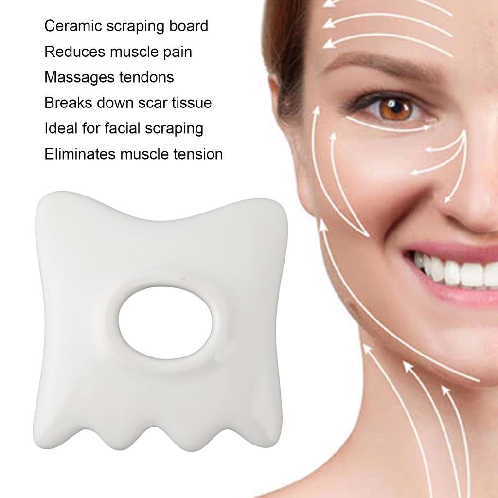 Scraping Board Scraping Massage Tools Ceramic Scraping Facial Board Anti Aging Anti Wrinkle SPA Relaxation Meditation