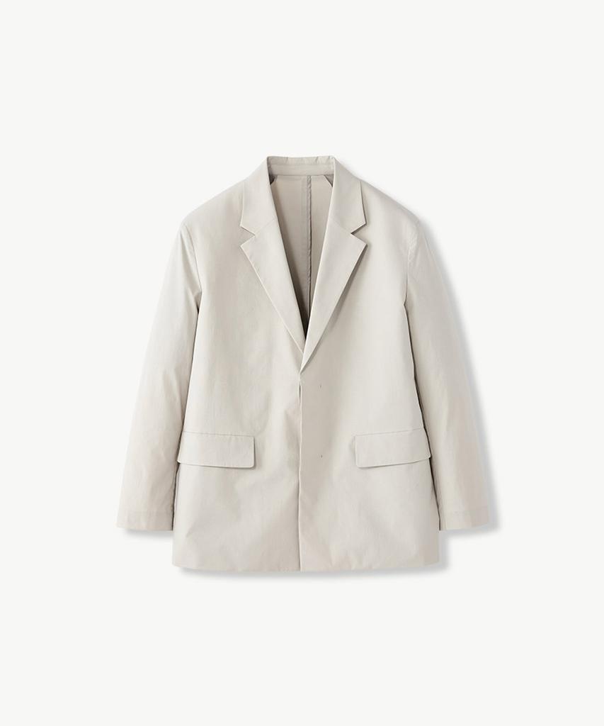 Stco [Summer] Cotton Nylon Comfort Setup Jacket _Light Beige (Oversized)_Sejvb71Osf