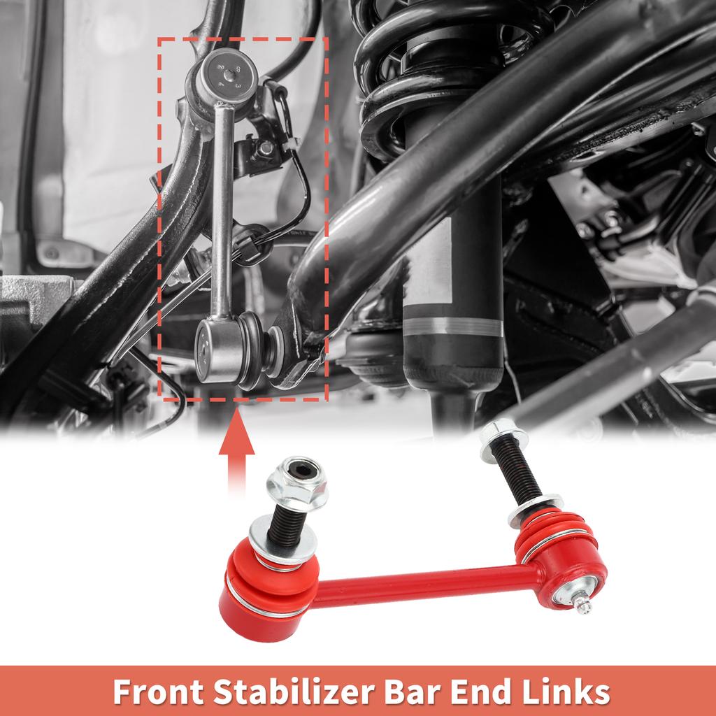 UXCELL 2pcs Front Sway Bar Links Stabilizer Link Kit for Toyota Tacoma 2WD 4WD 05-17
