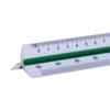 Plastic Scale Ruler, Triangular Ruler, 30cm, Triangular Ruler, Metric Scale 1:20, 1:25, 1:50, 1:75, 1:100, 1:125