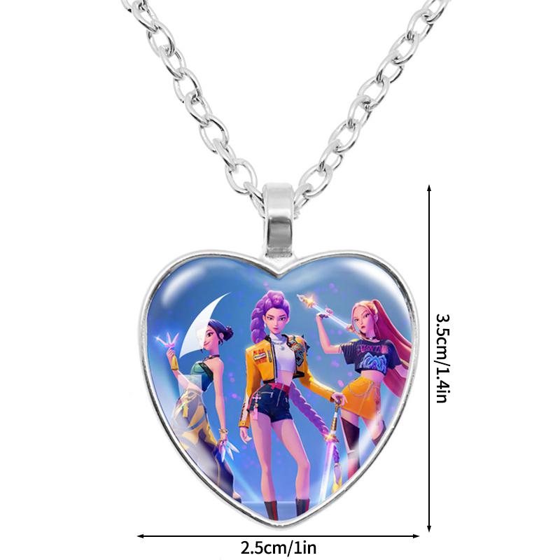 Kpop Demon HHunte Bracelet Huntrix Necklace Bracelet  Anime Hunter Hanging Pendants Party Supplies Fans Favor Gifts