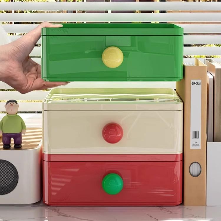 

Настольный органайзер «Дофамин»: Коробка для хранения в стиле выдвижного ящика для офисного беспорядка