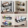 Large Capacity, No Drilling Required for Installation, Soap Holder, Floating Shelves for Bathroom And Kitchen, Space-Saving, Easy To Install