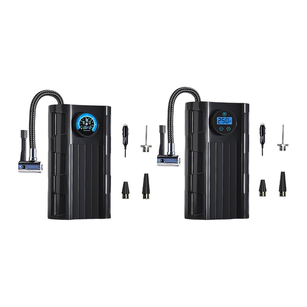 Car Tire Inflator Portable Air Compressors Stable Performance Auto Shut Off Air Pump for Tires for Bicycles Bike Ball