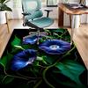 Elegant Floral Still Life Office Rug Chair Mat, Entryway Carpet, Suitable for Front Door, Bedroom, Living Room, Desk, Holiday Gift